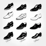classic black shoes image